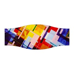 Abstract Lines Shapes Colorful Stretchable Headband by Vaneshart