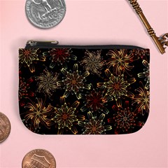 Patterns Abstract Flowers Mini Coin Purse by Vaneshart