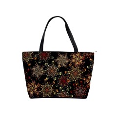 Patterns Abstract Flowers Classic Shoulder Handbag by Vaneshart