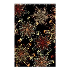 Patterns Abstract Flowers Shower Curtain 48  X 72  (small) 