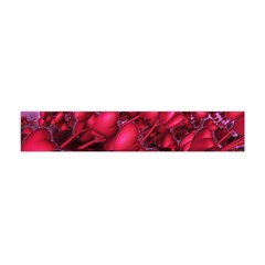 Heart Abstract Shape Pink Light Flano Scarf (mini) by Vaneshart