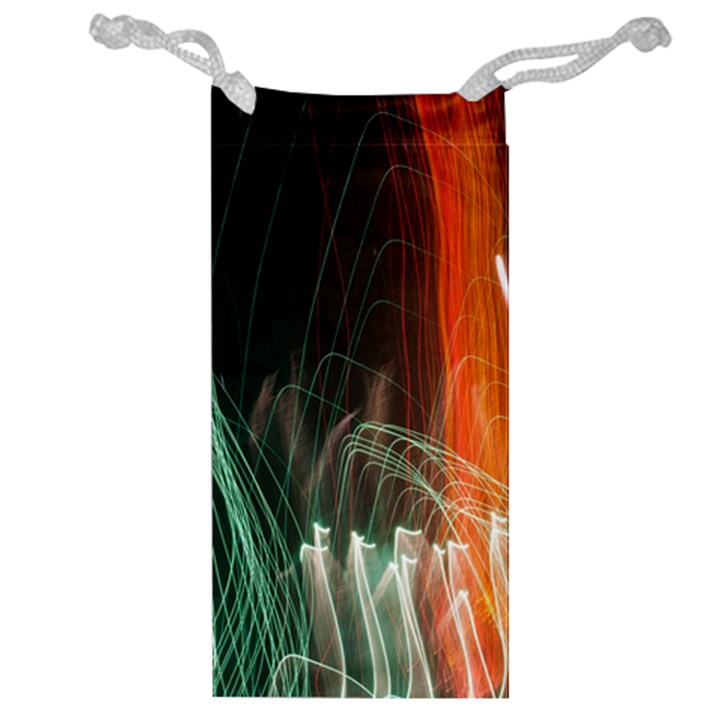 Fireworks Salute Sparks Abstract Lines Jewelry Bag