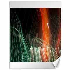 Fireworks Salute Sparks Abstract Lines Canvas 36  X 48  by Vaneshart