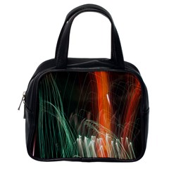 Fireworks Salute Sparks Abstract Lines Classic Handbag (one Side) by Vaneshart