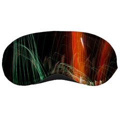 Fireworks Salute Sparks Abstract Lines Sleeping Mask by Vaneshart