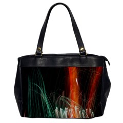 Fireworks Salute Sparks Abstract Lines Oversize Office Handbag by Vaneshart