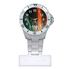 Fireworks Salute Sparks Abstract Lines Plastic Nurses Watch by Vaneshart