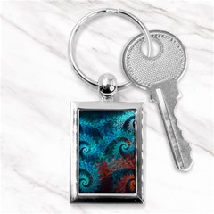 Abstract Patterns Spiral Key Chain (rectangle) by Vaneshart