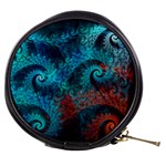 Abstract Patterns Spiral Mini Makeup Bag Front