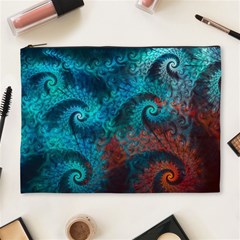 Abstract Patterns Spiral Cosmetic Bag (xl) by Vaneshart