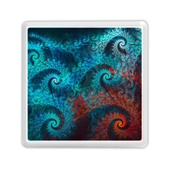 Abstract Patterns Spiral Memory Card Reader (square)