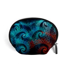 Abstract Patterns Spiral Accessory Pouch (small) by Vaneshart