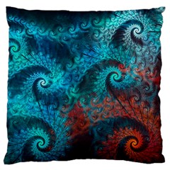 Abstract Patterns Spiral Standard Flano Cushion Case (one Side) by Vaneshart