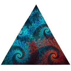 Abstract Patterns Spiral Wooden Puzzle Triangle