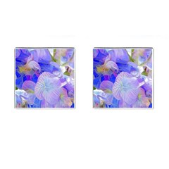 Flowers Abstract Colorful Art Cufflinks (square) by Vaneshart