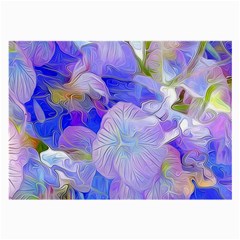 Flowers Abstract Colorful Art Large Glasses Cloth (2 Sides) by Vaneshart