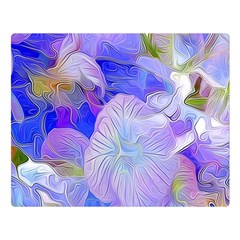 Flowers Abstract Colorful Art Double Sided Flano Blanket (large)  by Vaneshart