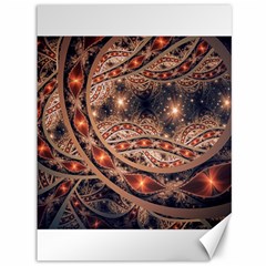 Fractal Patterns Abstract Dark Canvas 36  X 48  by Vaneshart