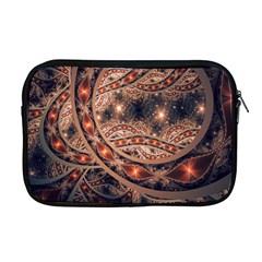 Fractal Patterns Abstract Dark Apple Macbook Pro 17  Zipper Case