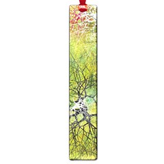 Abstract Spots Lines Green Large Book Marks by Vaneshart