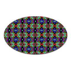 Abstract 11 Oval Magnet by ArtworkByPatrick