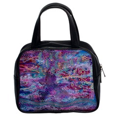 Stains Circles Watercolor Colorful Abstract Classic Handbag (two Sides) by Vaneshart