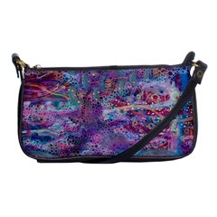 Stains Circles Watercolor Colorful Abstract Shoulder Clutch Bag by Vaneshart