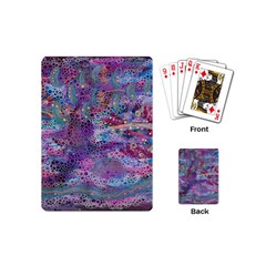 Stains Circles Watercolor Colorful Abstract Playing Cards Single Design (mini) by Vaneshart