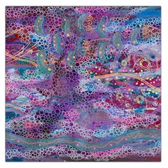 Stains Circles Watercolor Colorful Abstract Large Satin Scarf (square) by Vaneshart