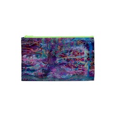 Stains Circles Watercolor Colorful Abstract Cosmetic Bag (xs) by Vaneshart