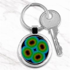 Kaleidoscope Art Unique Design Key Chain (round) by Vaneshart