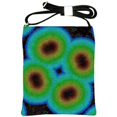 Kaleidoscope Art Unique Design Shoulder Sling Bag by Vaneshart