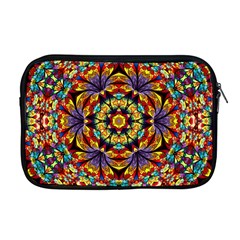 Geometric Pattern Kaleidoscope Art Mirror Image Mosaic Apple Macbook Pro 17  Zipper Case