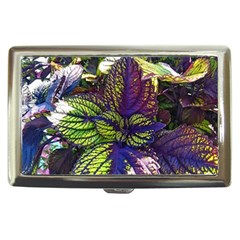 Dark Coleus Cigarette Money Case by Riverwoman