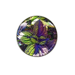 Dark Coleus Hat Clip Ball Marker by Riverwoman