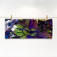 Dark Coleus Hand Towel by Riverwoman