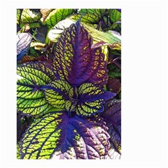 Dark Coleus Small Garden Flag (two Sides) by Riverwoman