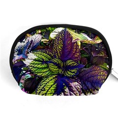 Dark Coleus Accessory Pouch (medium) by Riverwoman