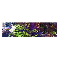 Dark Coleus Satin Scarf (oblong) by Riverwoman