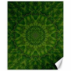 Fauna Nature Ornate Leaf Canvas 16  X 20  by pepitasart