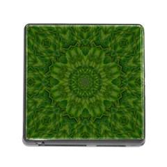 Fauna Nature Ornate Leaf Memory Card Reader (square 5 Slot) by pepitasart