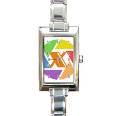 Xcoin Logo 200x200 Rectangle Italian Charm Watch