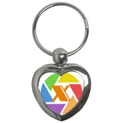 Xcoin Logo 200x200 Key Chain (heart) by Ipsum