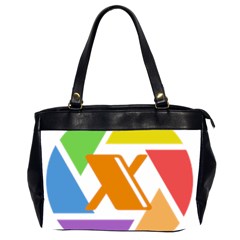 Xcoin Logo 200x200 Oversize Office Handbag (2 Sides)