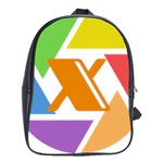 Xcoin Logo 200x200 School Bag (XL) Front