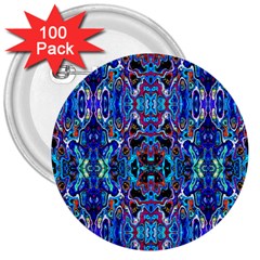 Abstract 12 3  Buttons (100 Pack)  by ArtworkByPatrick