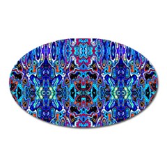 Abstract 12 Oval Magnet by ArtworkByPatrick