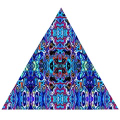 Abstract 12 Wooden Puzzle Triangle