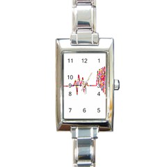 Electra Rectangle Italian Charm Watch