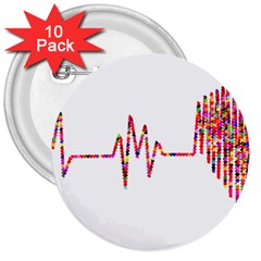 Electra 3  Buttons (10 Pack) 